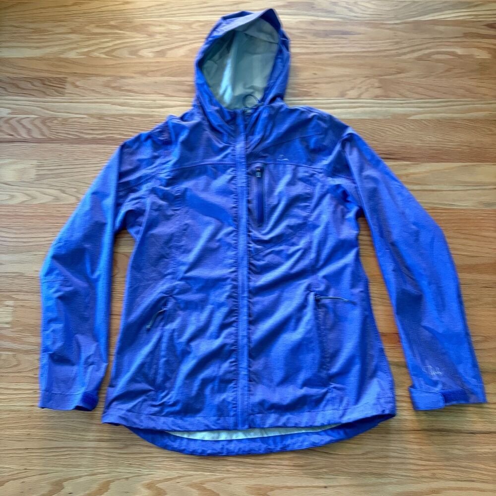 PARADOX Purple Hooded Outdoor Adventure Windbreaker Shell Womens Size Small